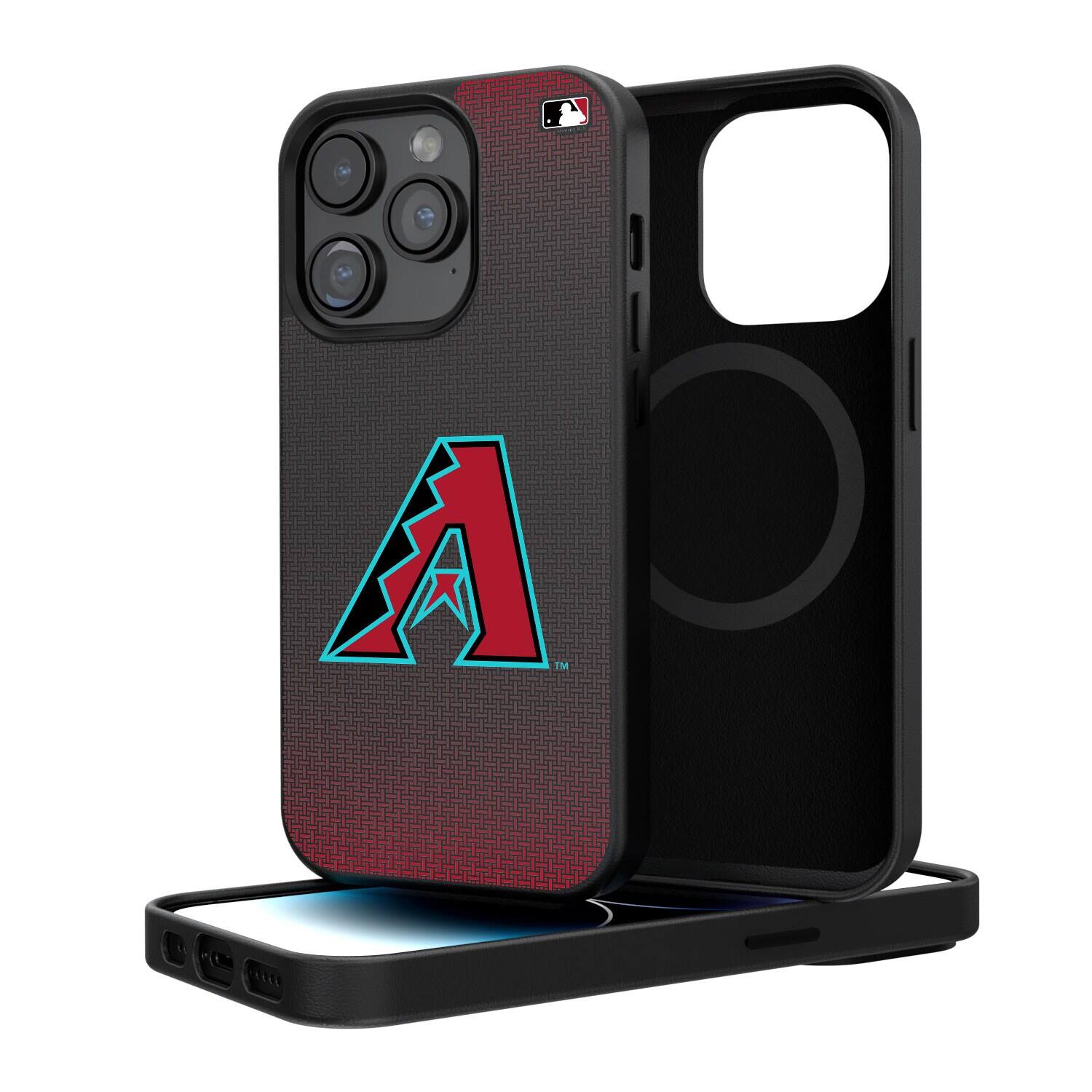 Keyscaper - MLB - Arizona Diamondbacks Linen Logo iPhone Magnetic Bump Case - 15 Pro - Black price history on PriceWatchPro