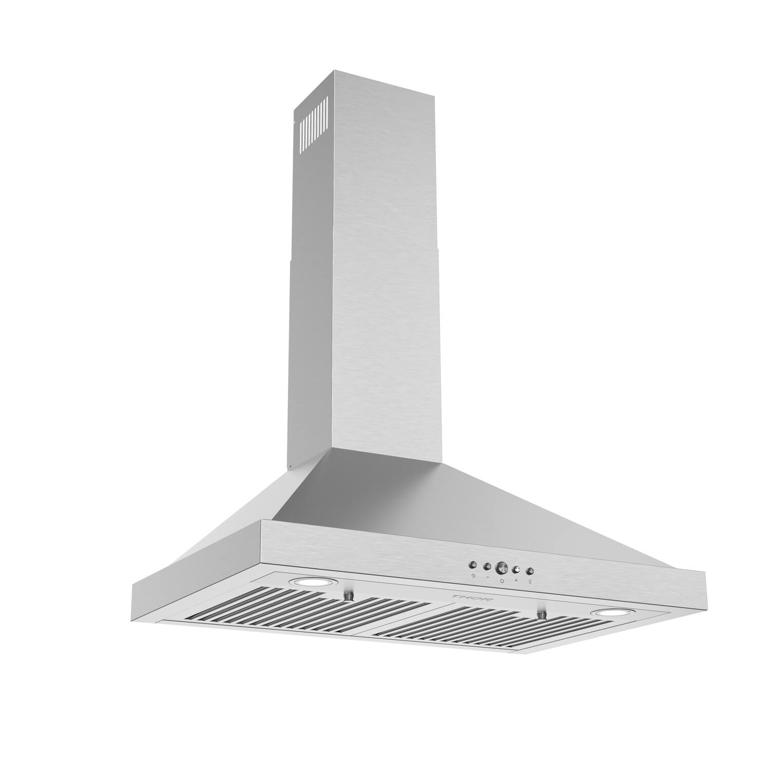 Left. Thor Kitchen - 30 Inch Convertible Wall Mounted Chimney Range Hood in Stainless Steel - Stainless steel.