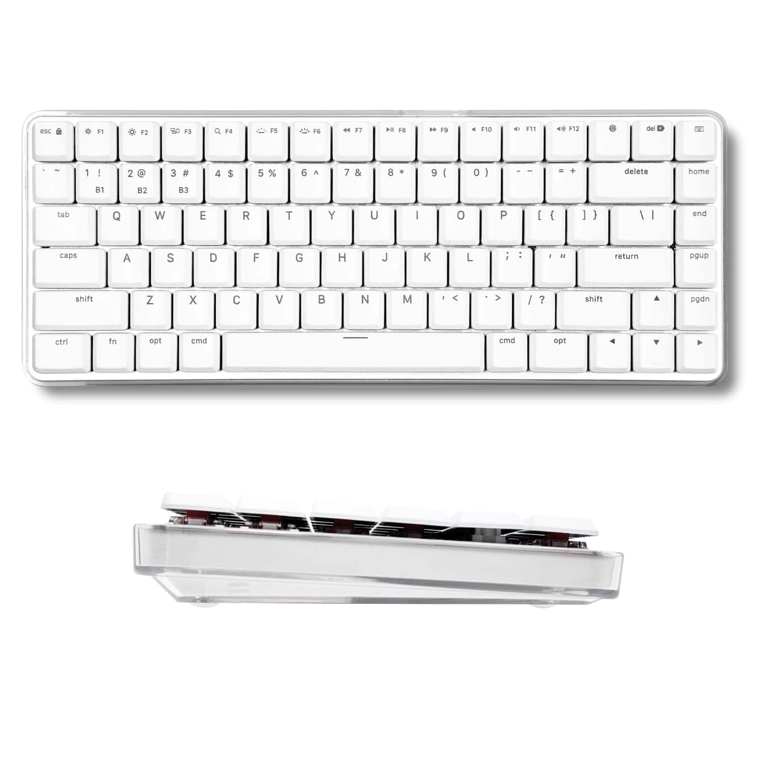 METALTON - For Compatible 75 Size Multi Device Macbook Pro air Imac Mini pro - White