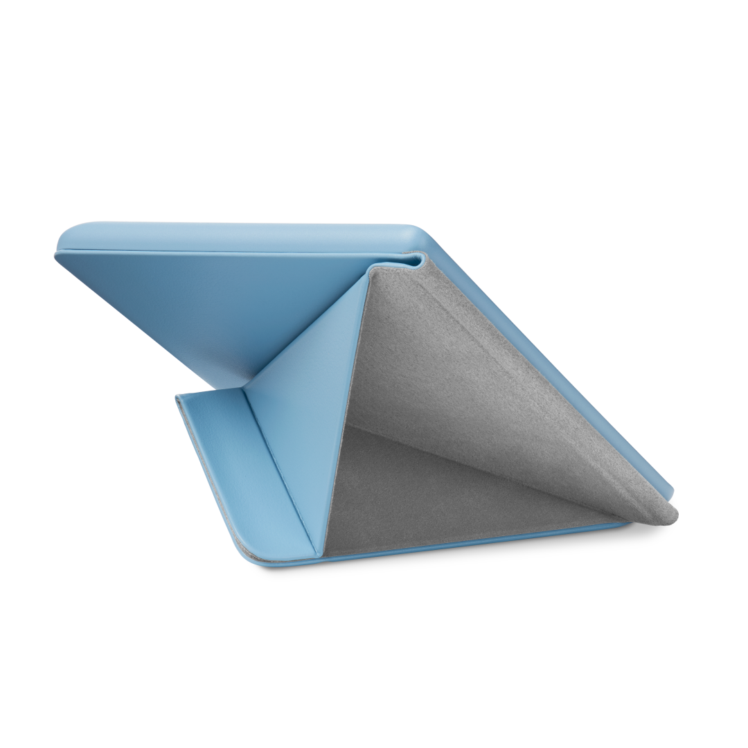 Alt View 2. Kobo - Kobo Libra Colour SleepCover | Vegan Leather | 2-Way Stand (Dusk Blue) - Dusk Blue SleepCover.