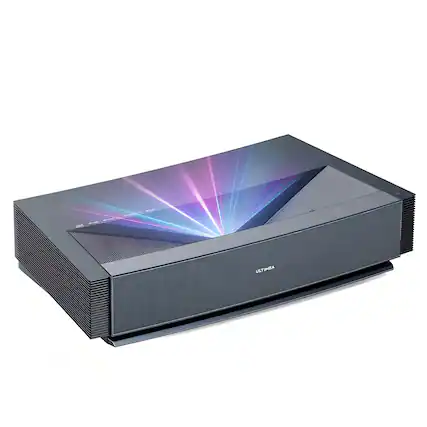 Front. Ultimea - ULTIMEA Thor T60 4K UST Laser TV, 4000 ANSI Lumens, Dolby Vision, HDR10, 120% BT.2020, Android TV, 100” from 7.2”.