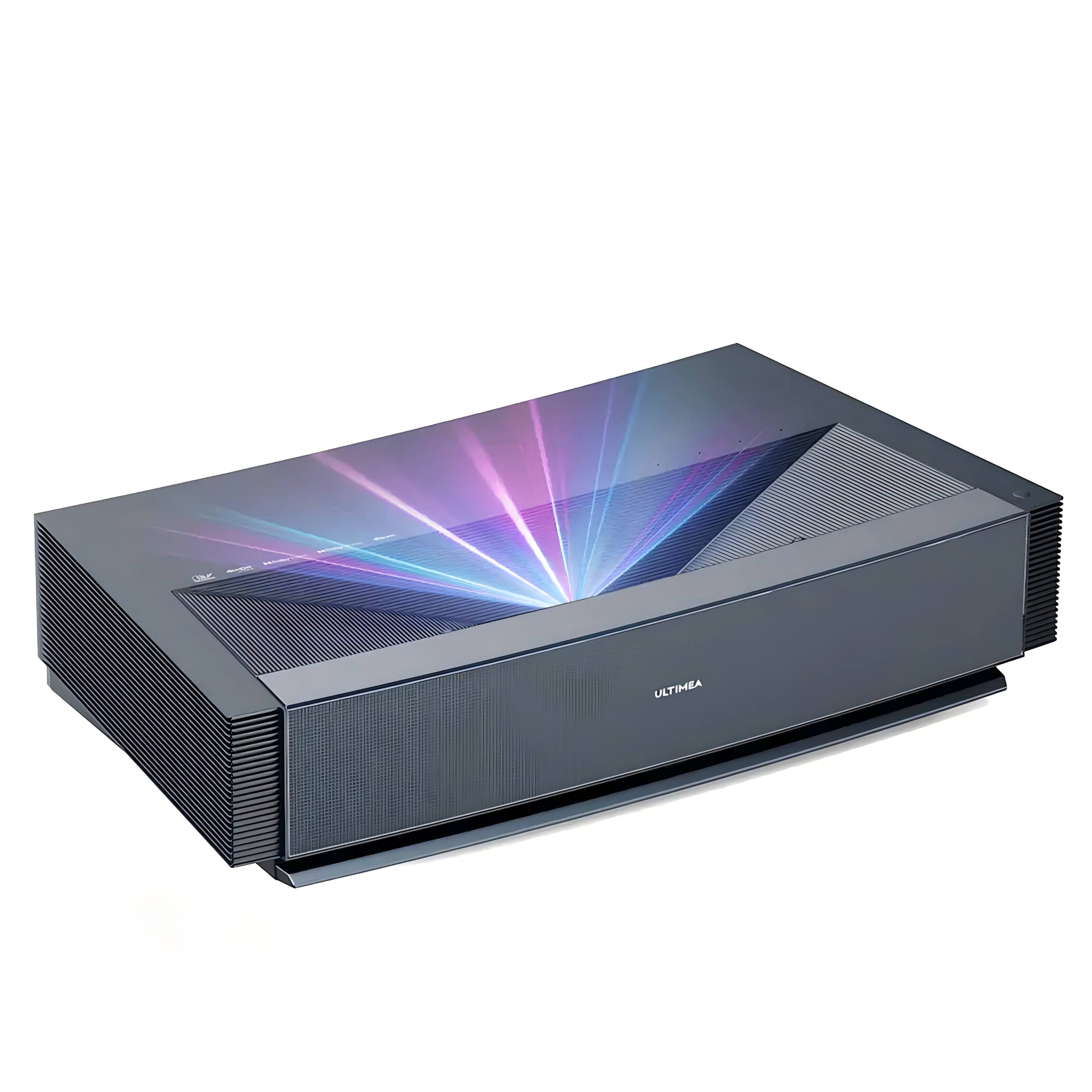 Front. Ultimea - ULTIMEA Thor T60 4K UST Laser TV, 4000 ANSI Lumens, Dolby Vision, HDR10, 120% BT.2020, Android TV, 100” from 7.2”.