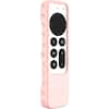 Angle. SaharaCase - Apple TV 4K Remote Silicone Case for Apple AirTag - Pink.