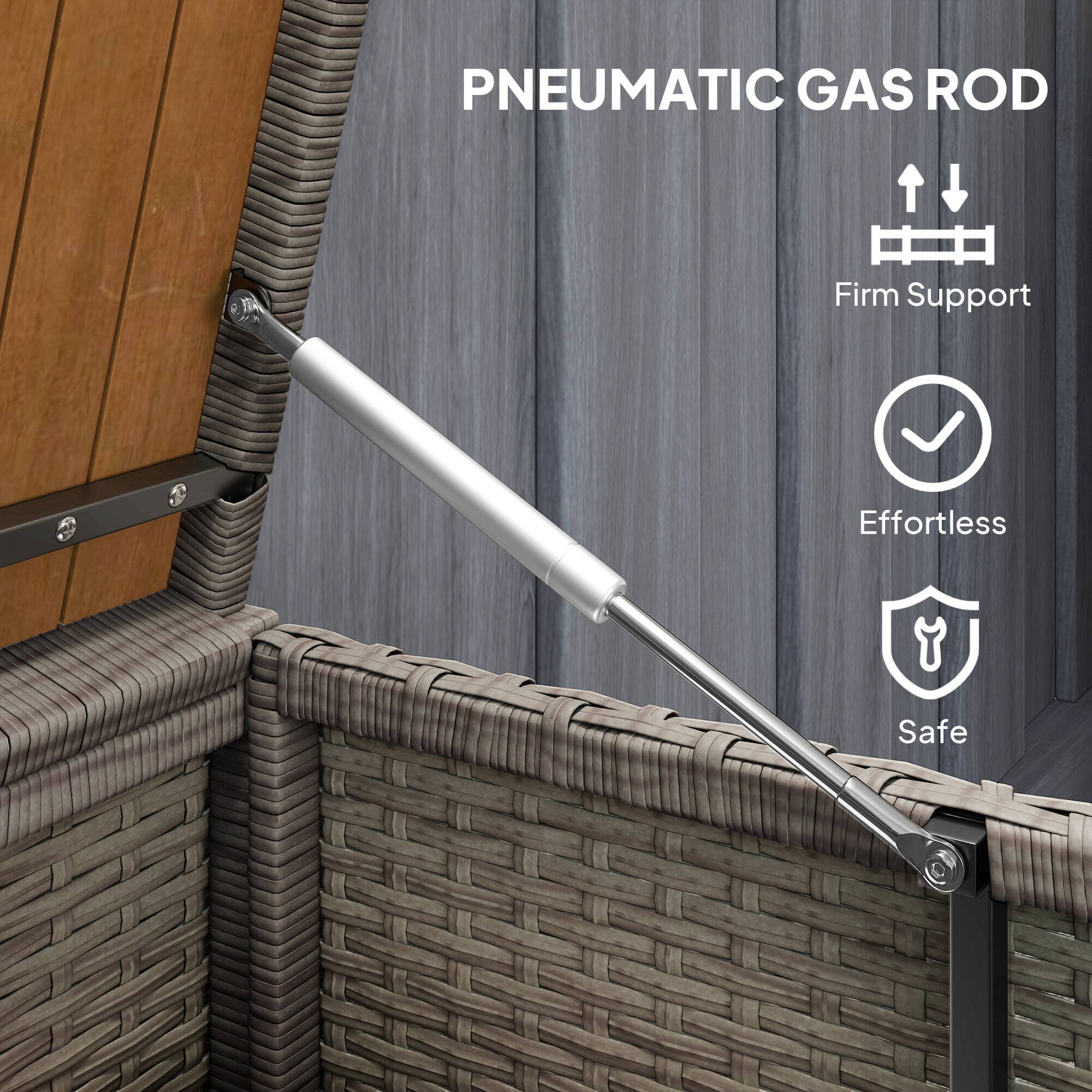 PNEUMATIC GAS ROD
Firm Support
Effortless
Safe