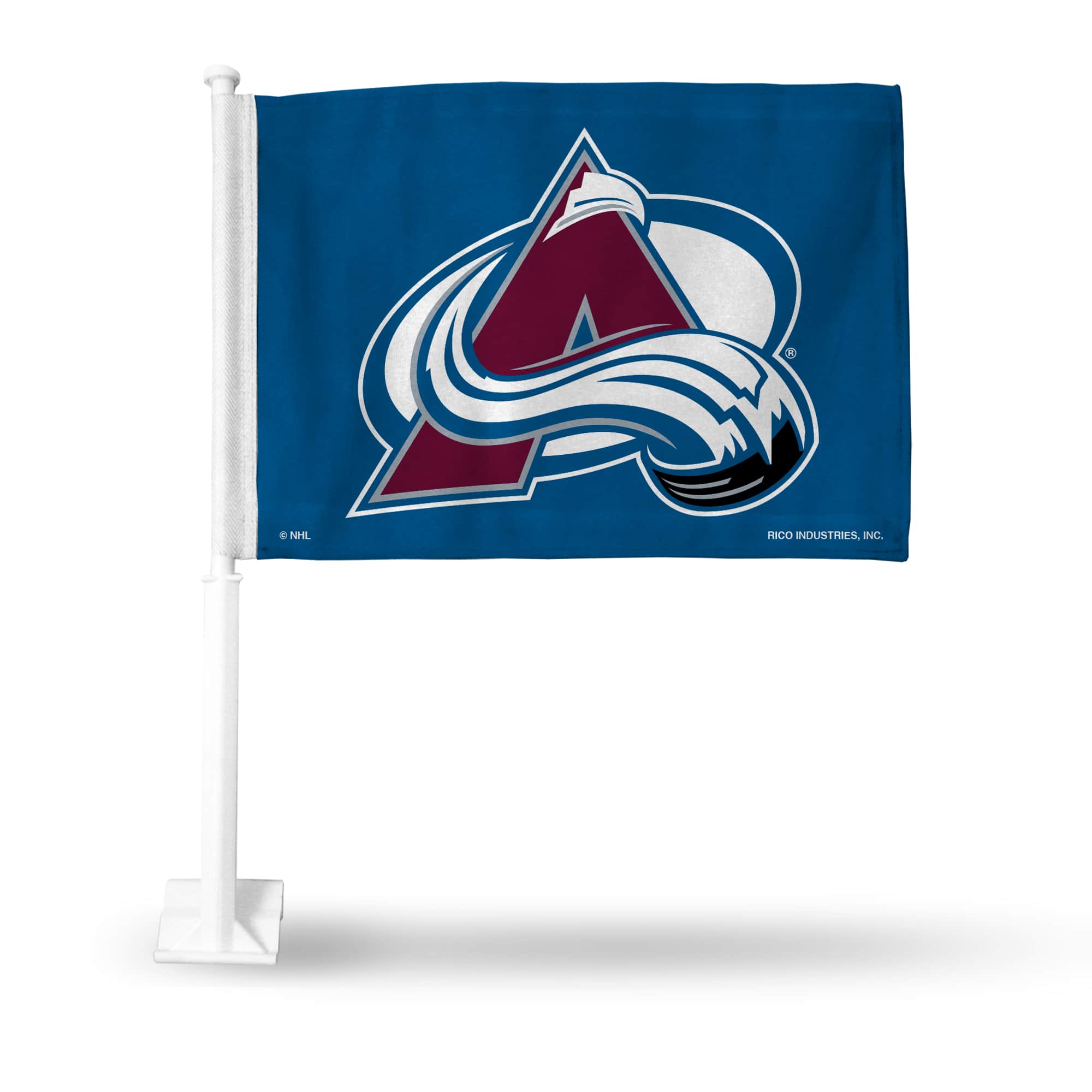 Rico Industries - Colorado Hockey Avalanche 14" x 19" inch Double (2) Sided Window Mount Car Flag - Multi