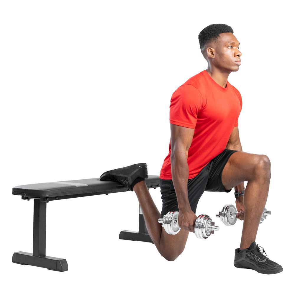Alt View 1. Sunny Health & Fitness - Flat Weight Bench for Workout, Exercise and Home Gyms with 800 lb Weight Capacity - Not Applicable.