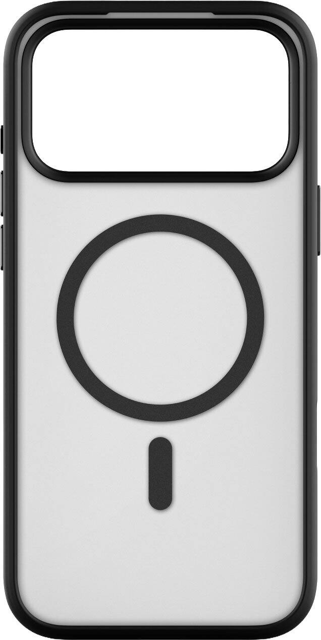 Angle. The Ridge Wallet - Ridge Phone Case - Phantom - Apple iPhone 18 Pro Max and 17 Pro Max Devices - Clear.