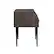 Alt View 31. Walker Edison - Contemporary 1-Drawer Side Table - Slate Grey/Black.