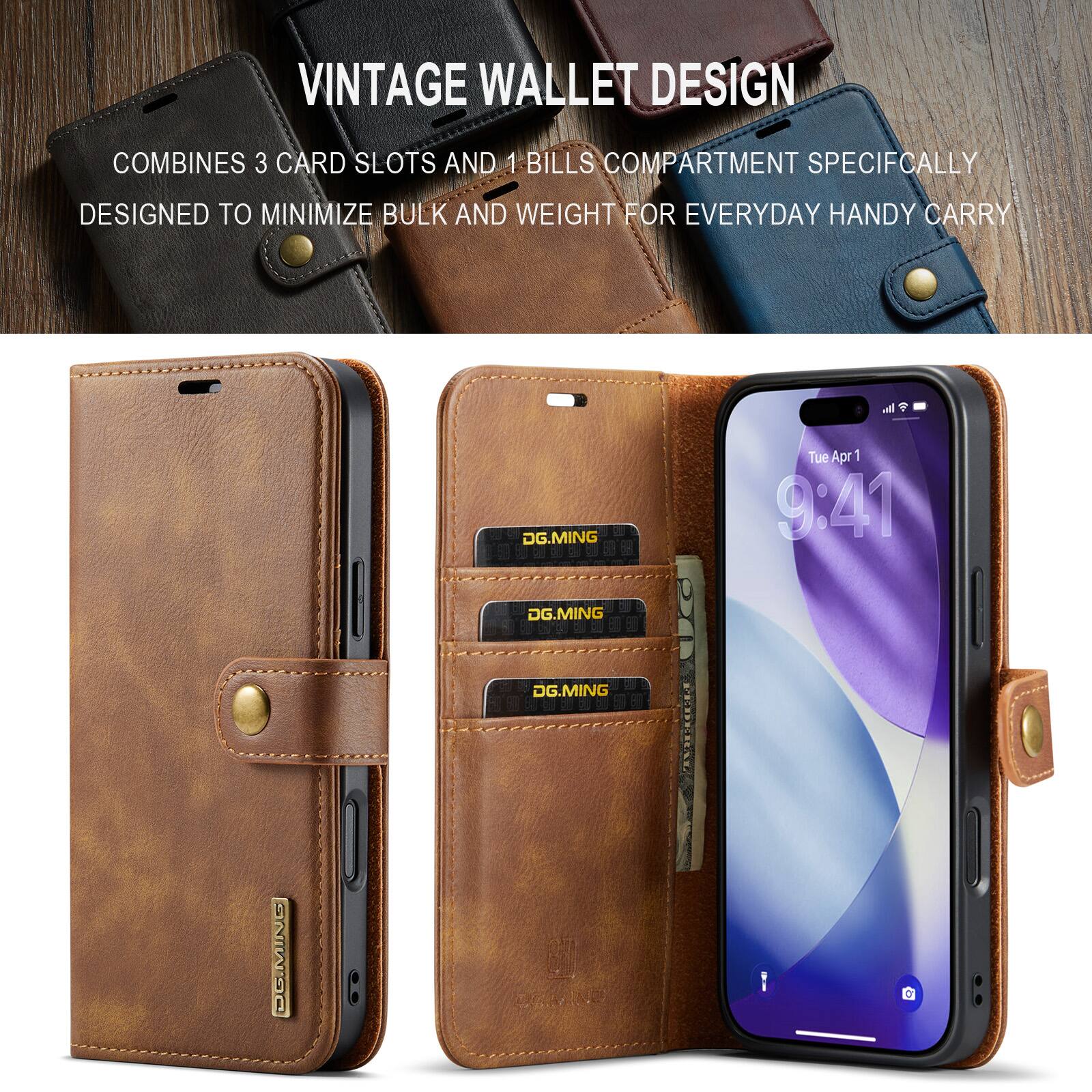 VINTAGE WALLET DESIGN

COMBINES 3 CARD SLOTS AND 1 BILLS COMPARTMENT SPECIFICALLY DESIGNED TO MINIMIZE BULK AND WEIGHT FOR EVERYDAY HANDY CARRY