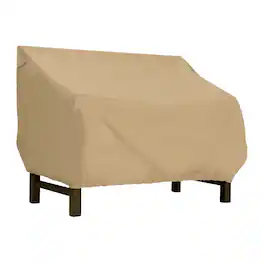 Classic Accessories - Terrazzo 31 in. H X 32 in. W X 87 in. L Sand Polyester Loveseat Cover