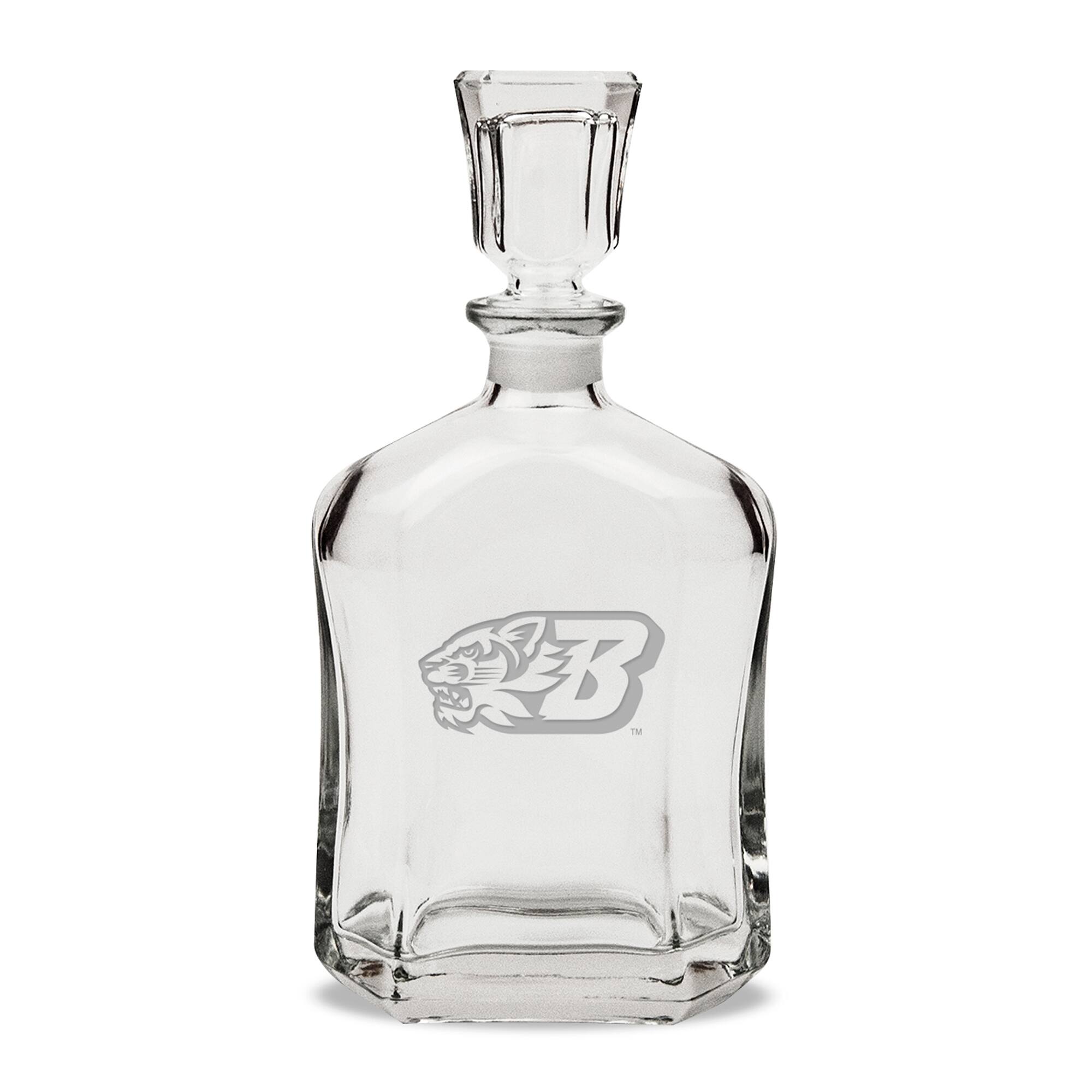 Front. Jardine - Binghamton Bearcats 23.75oz. Crystal Whisky Decanter - Multicolor.