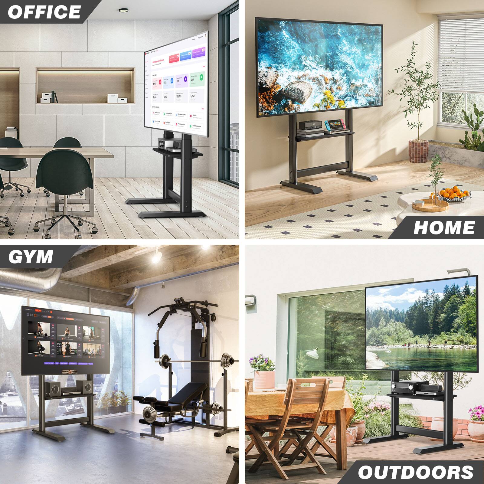 OFFICE

DE

0
-
a
To
zu
DI

HOME
GYM

OUTDOORS