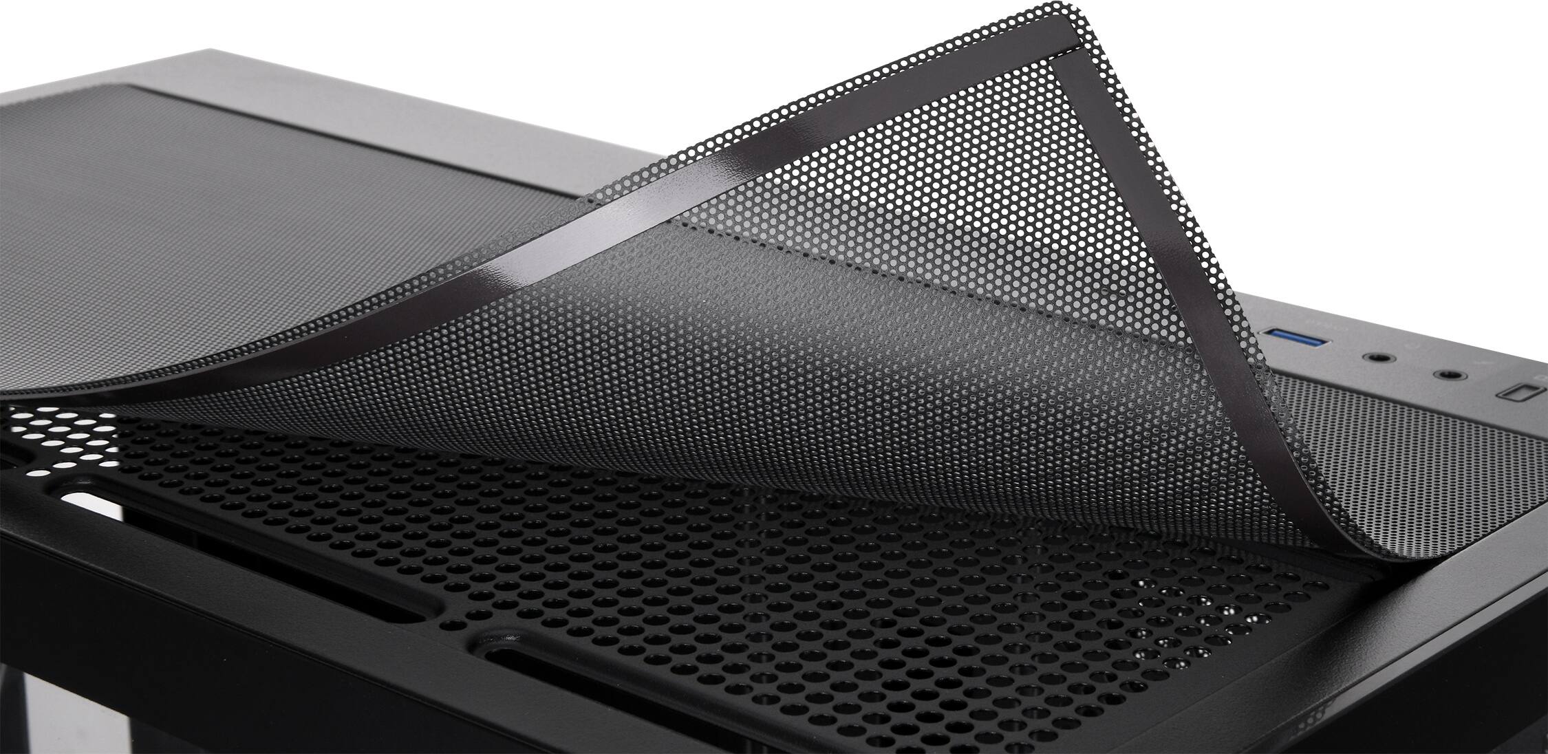 Alt View 21. Thermaltake - View 270 Plus TG ARGB Mid Tower E-ATX PC Case - Black.