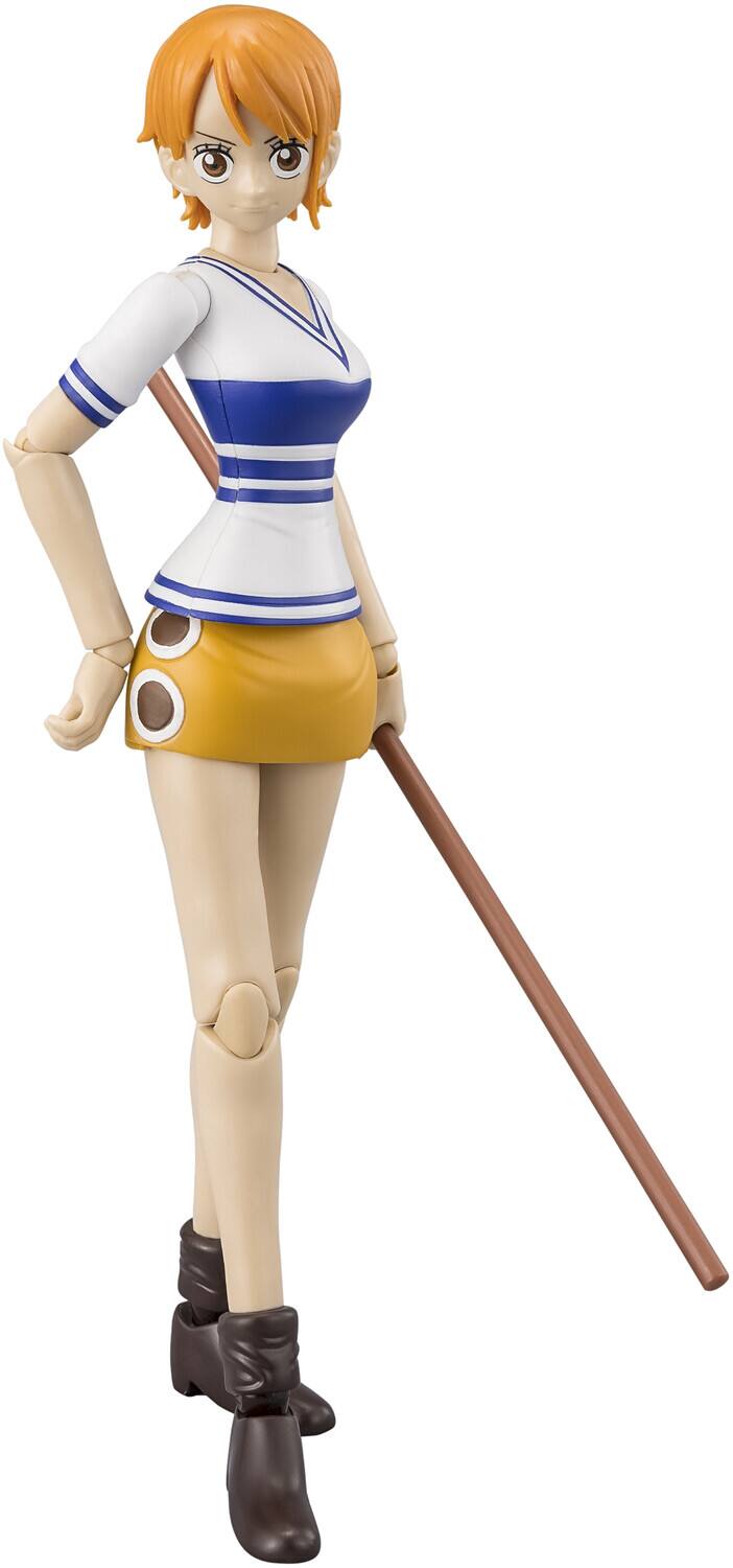 Alt View 1. Bandai - One Piece - Anime Heroes - Nami (East Blue) Action Figure   - COLLECTIBLES - Multicolor.