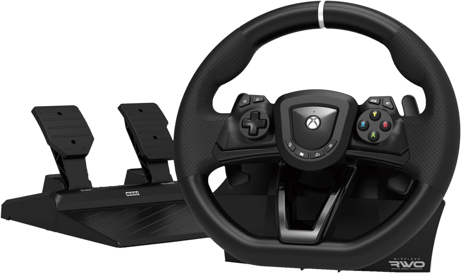 Xbox Accessory: Racing Wheel - HORI Overdrive Wirless-Compatible with Xbox series X S, Xbox One - Multicolor