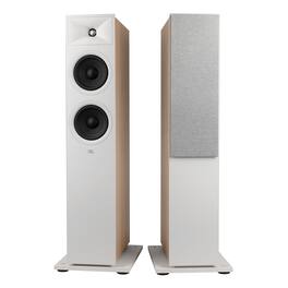 JBL - Stage 2 260F Dual 6.5 Inch Floorstanding Speakers - White/Latte
