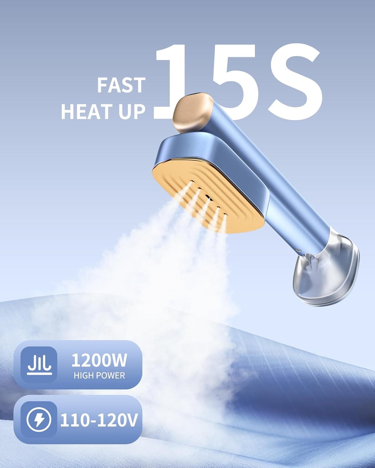 FAST HEAT UP 15S  
JIL 1200W HIGH POWER 110-120V