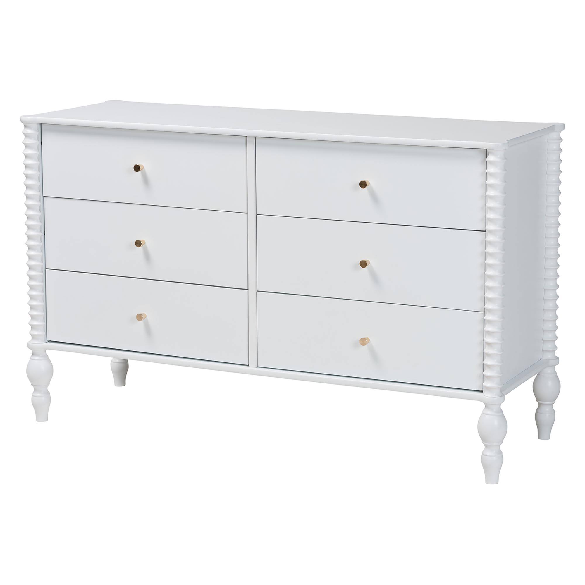 Alt View 2. Baxton Studio - Denita Spindle 4-Piece Bedroom Set - Farmhouse Platform Bed with Matching Dresser, Chest, and 1-Drawer Nightstand, Twin - White.