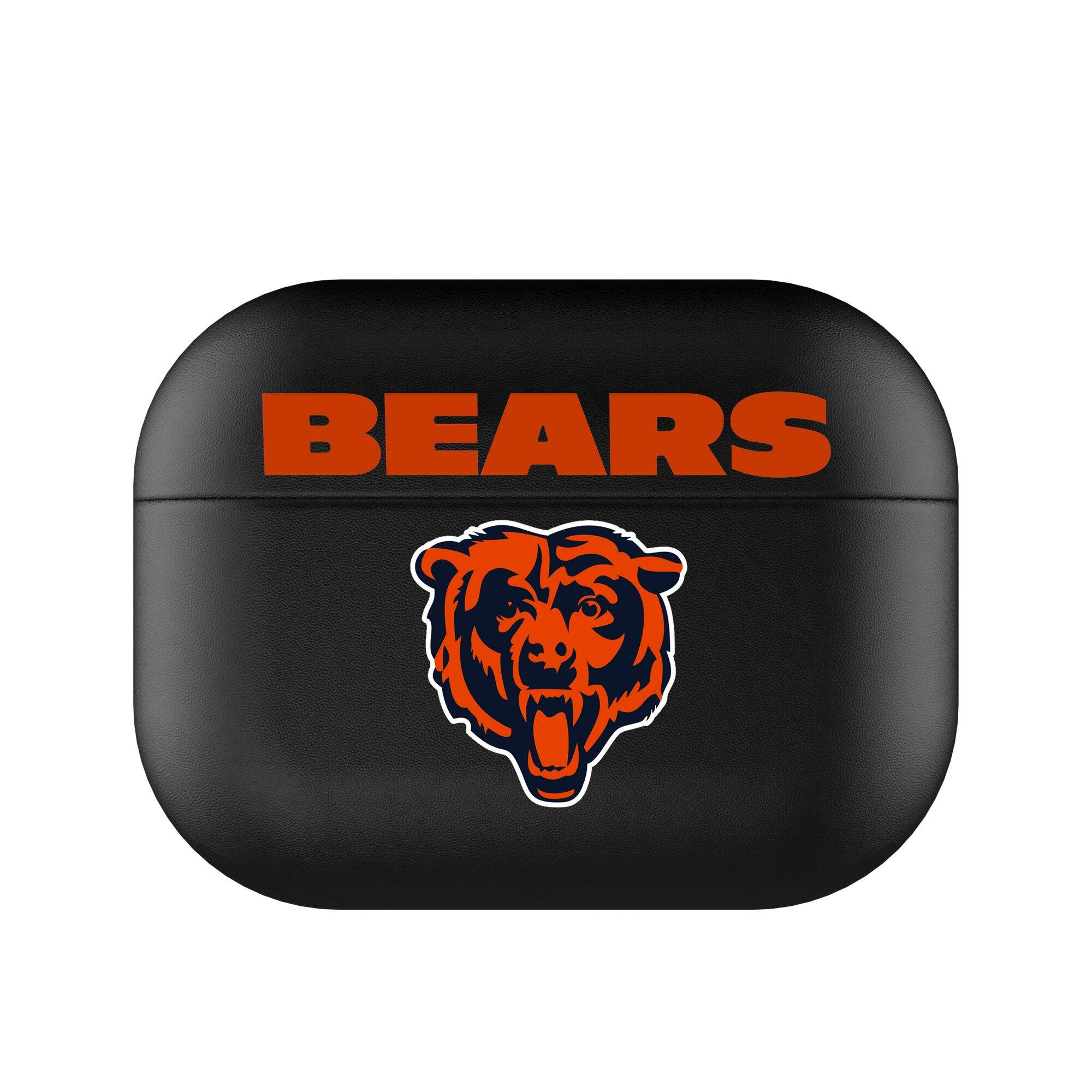 Front. Keyscaper - Chicago Bears Chicago Bears Insignia 1st Gen AirPods Pro Case Cover - Black.