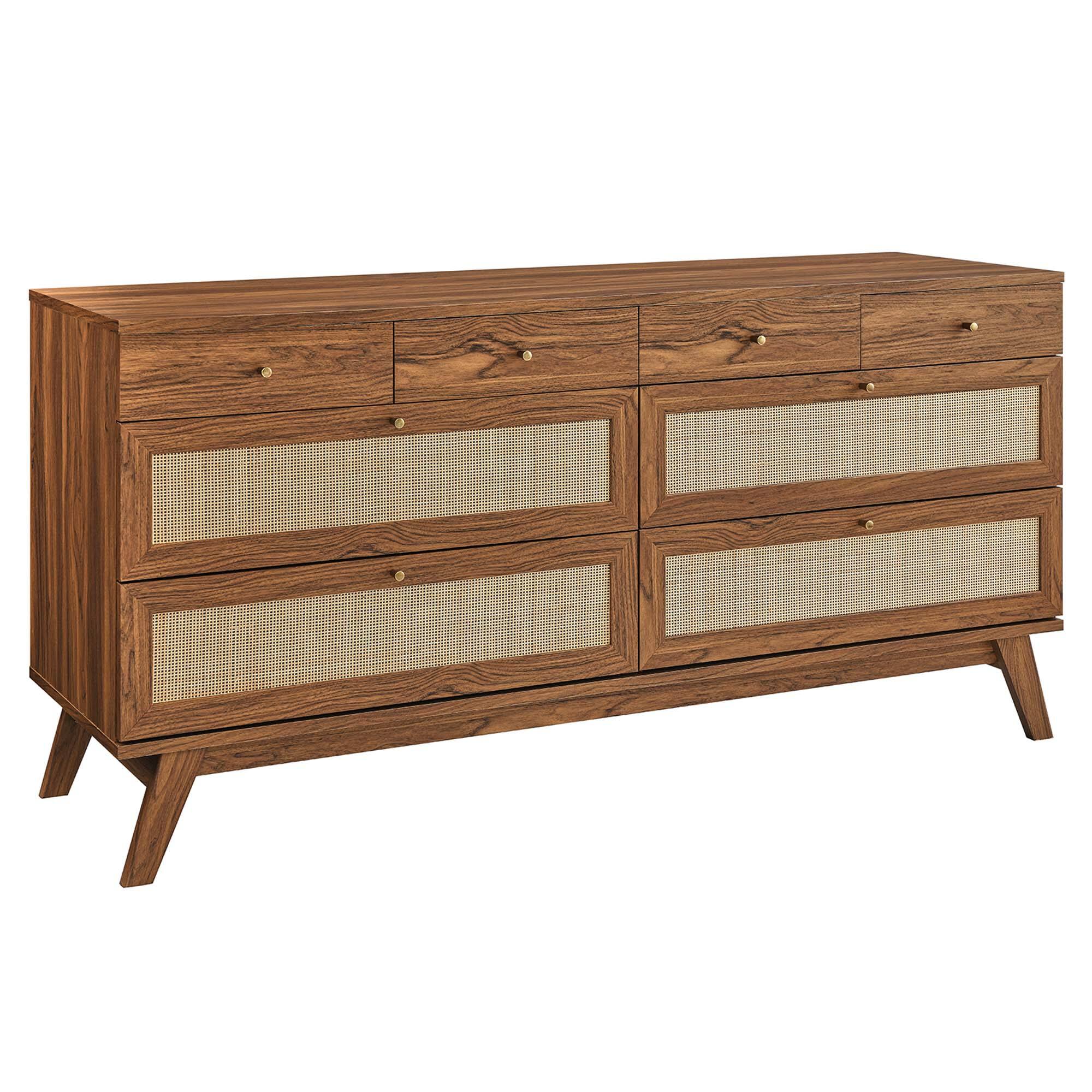 Angle. Modway - Soma 8-Drawer Dresser by Modway - Walnut.