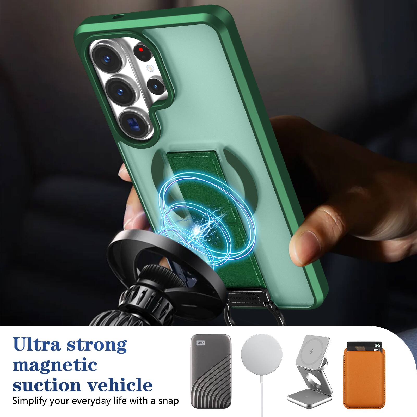 Ultra strong magnetic suction vehicle  
Simplify your everyday life with a snap
