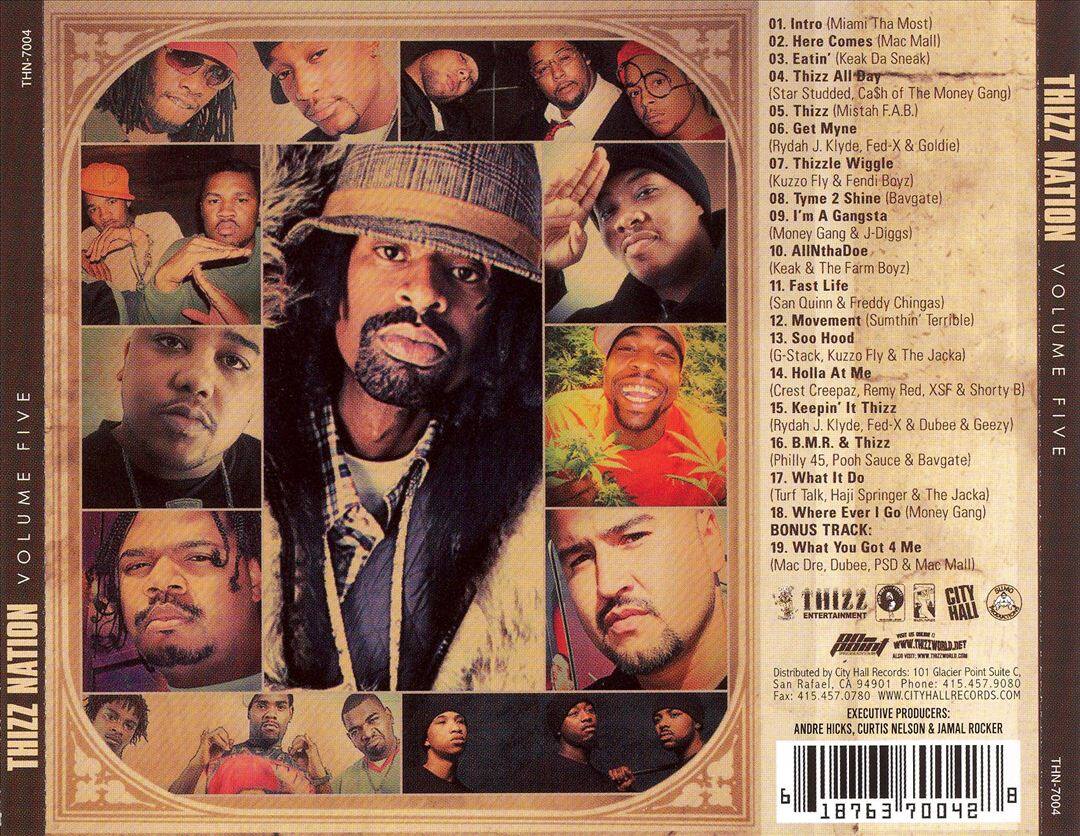 Back. Thizz Nation, Vol. 5 [CD].