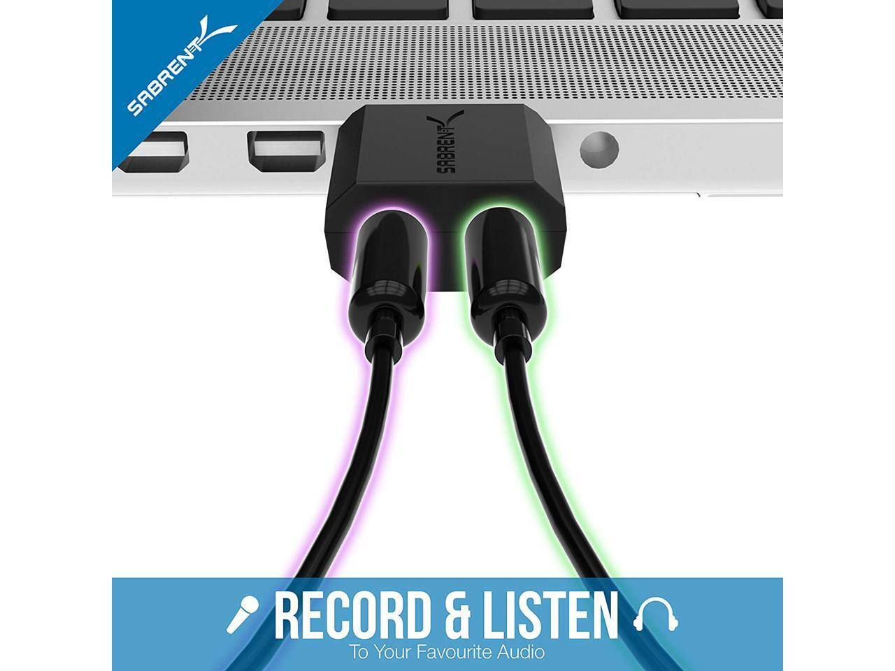 SABRENT  
RECORD & LISTEN  
To Your Favourite Audio