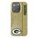 Front. Keyscaper - Green Bay Packers iPhone Bling Case - 14 Pro Max - Gold.