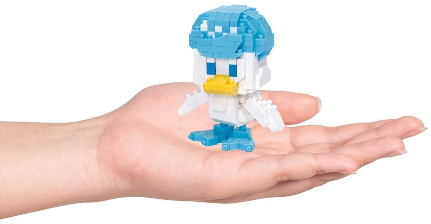 Alt View 4. Bandai - Nanoblock - Pokemon RS Series - Quaxly Building Kit   - COLLECTIBLES - Multicolor.