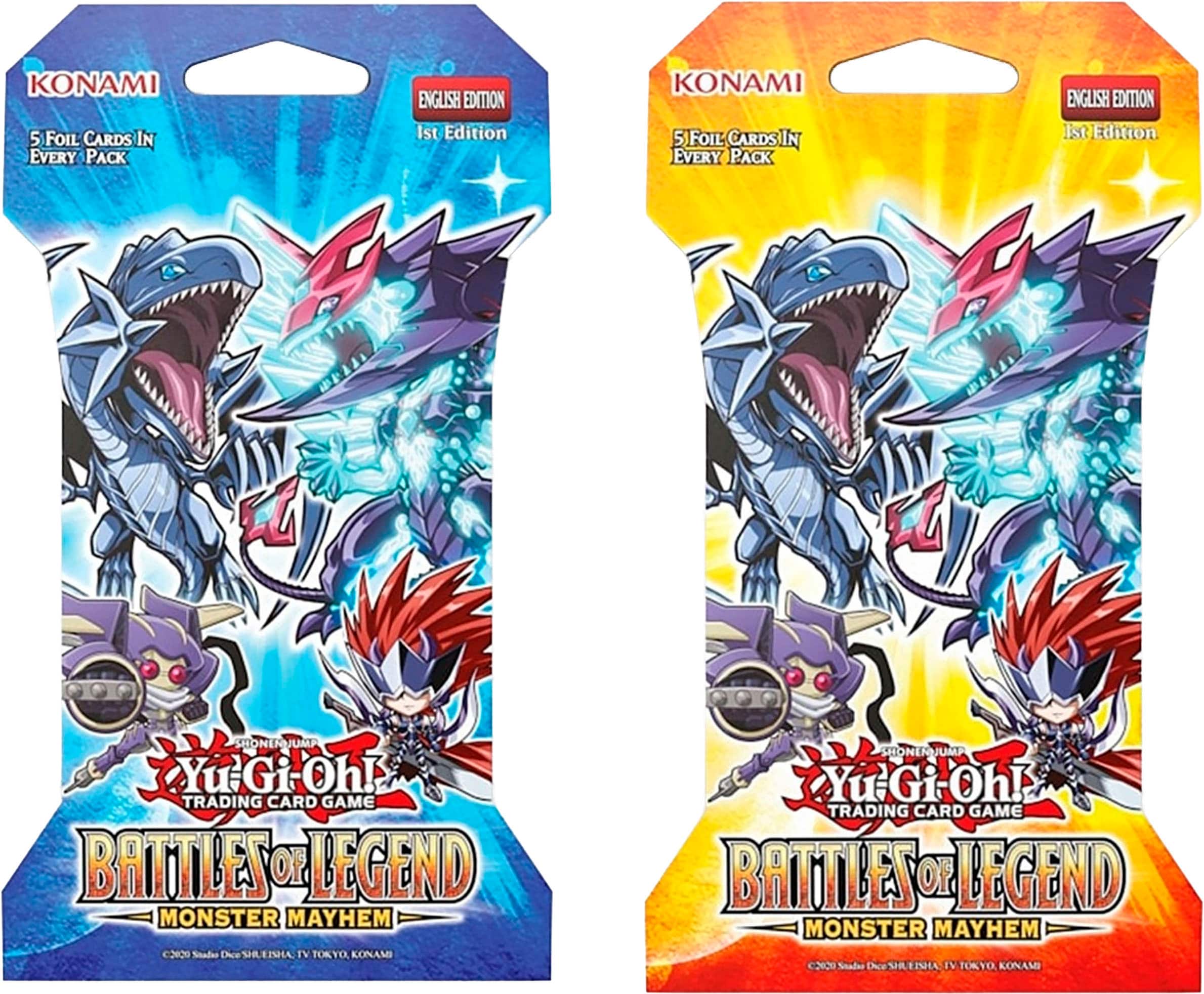 Konami - Yu-Gi-Oh! Trading Card Game: Battles of Legend Monster Mayhem Sleeved Booster - Styles May Vary - Front_Zoom