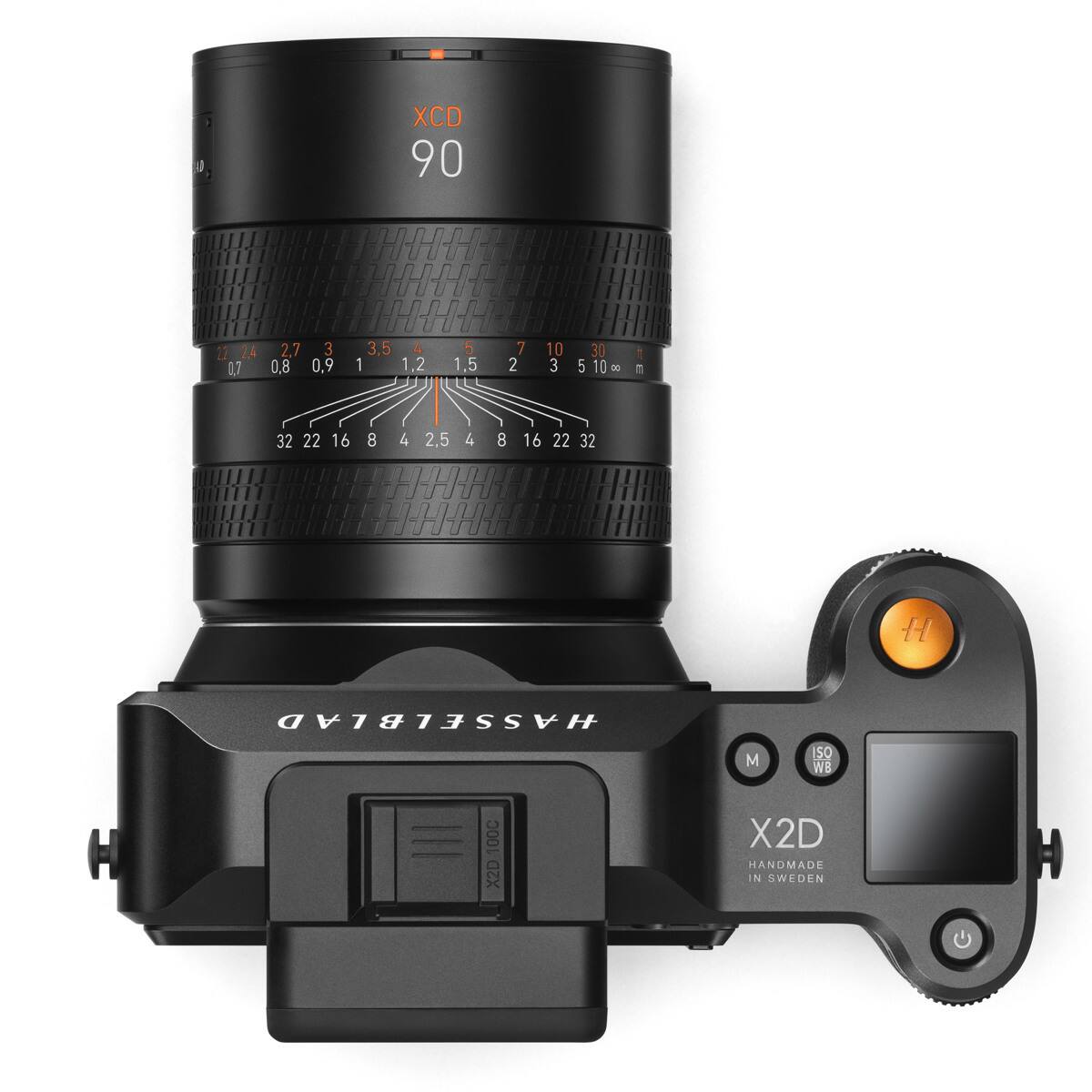 XCD 90 12 2.4 0.7 2.7 3 0.8 0.9 3.5 4 1 1.2 5 1.5 7 2 10 3 30 510 5 10 dE 1 1 32 22 16 8 4 2.5 4 8 16 22 32 H HASSELBLAD M 50 WB H III X2D100C X2D HANDMADE N SWEDEN