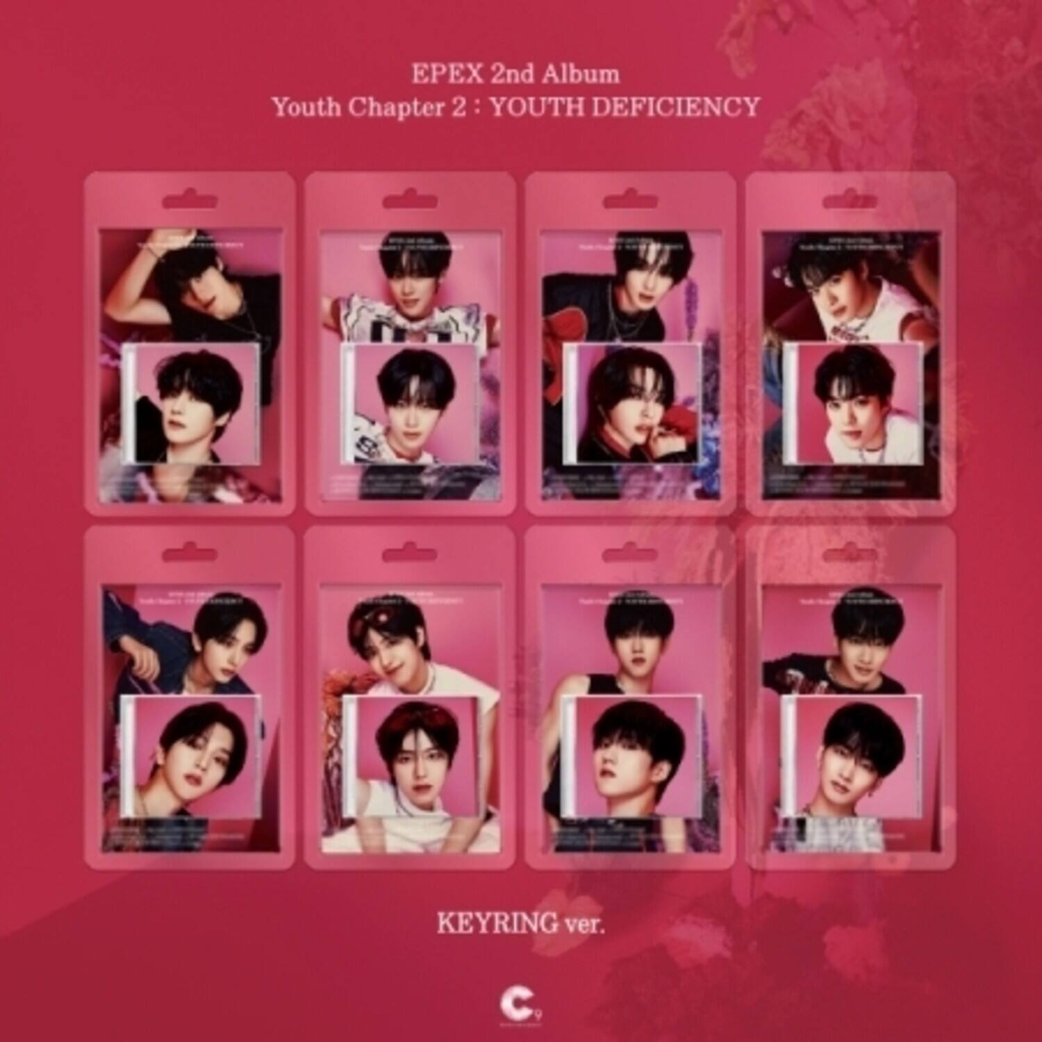 EPEX 2nd Album  
Youth Chapter 2: YOUTH DEFICIENCY  
KEYRING ver.