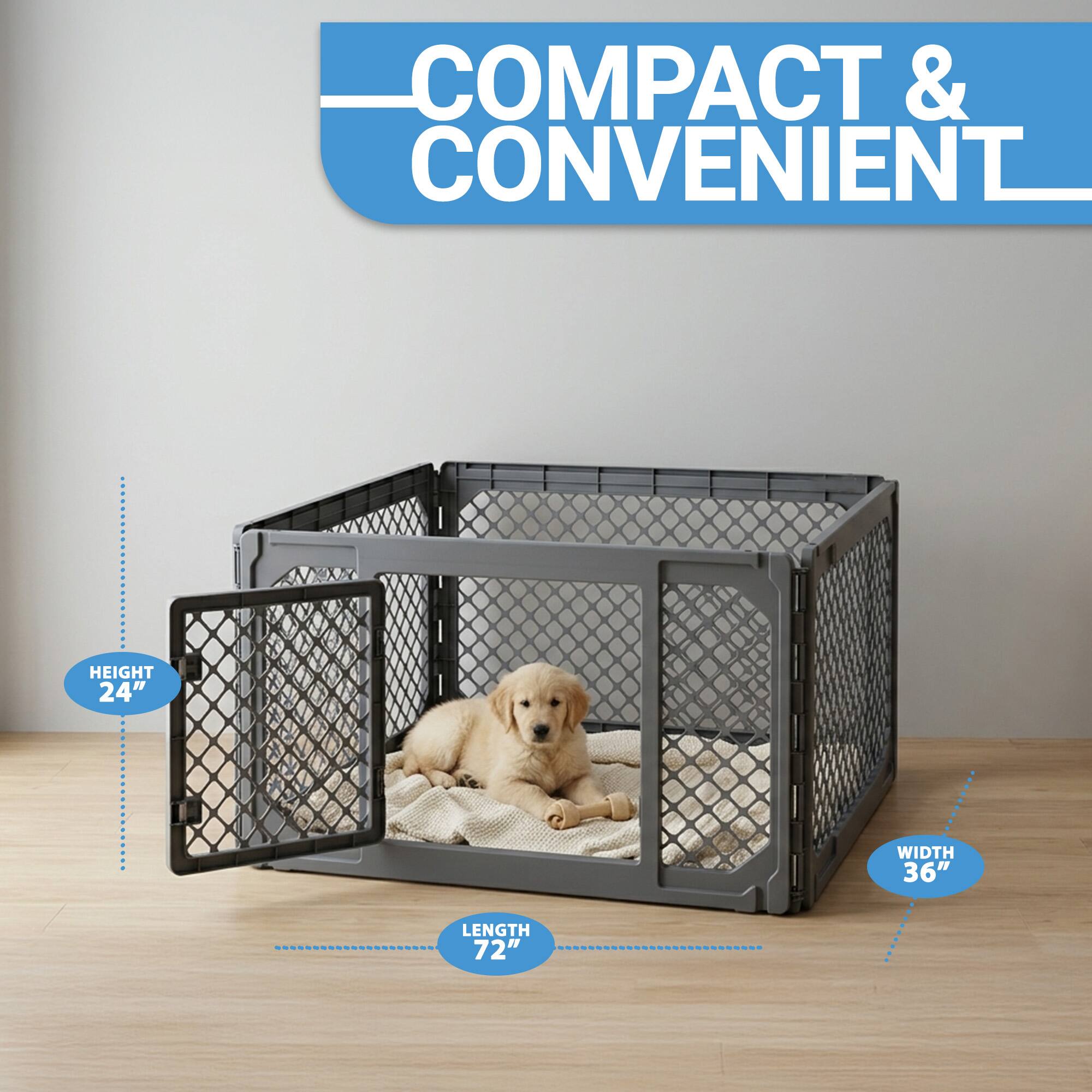 COMPACT & CONVENIENT  
HEIGHT 24"  
WIDTH 36"  
LENGTH 72"