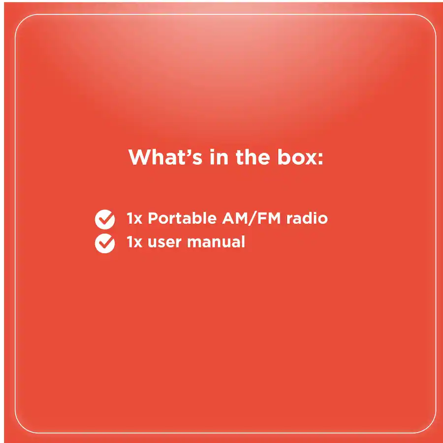 RadioShack World Receiver Portable Radio – AM/FM/SW/TV Bands ...