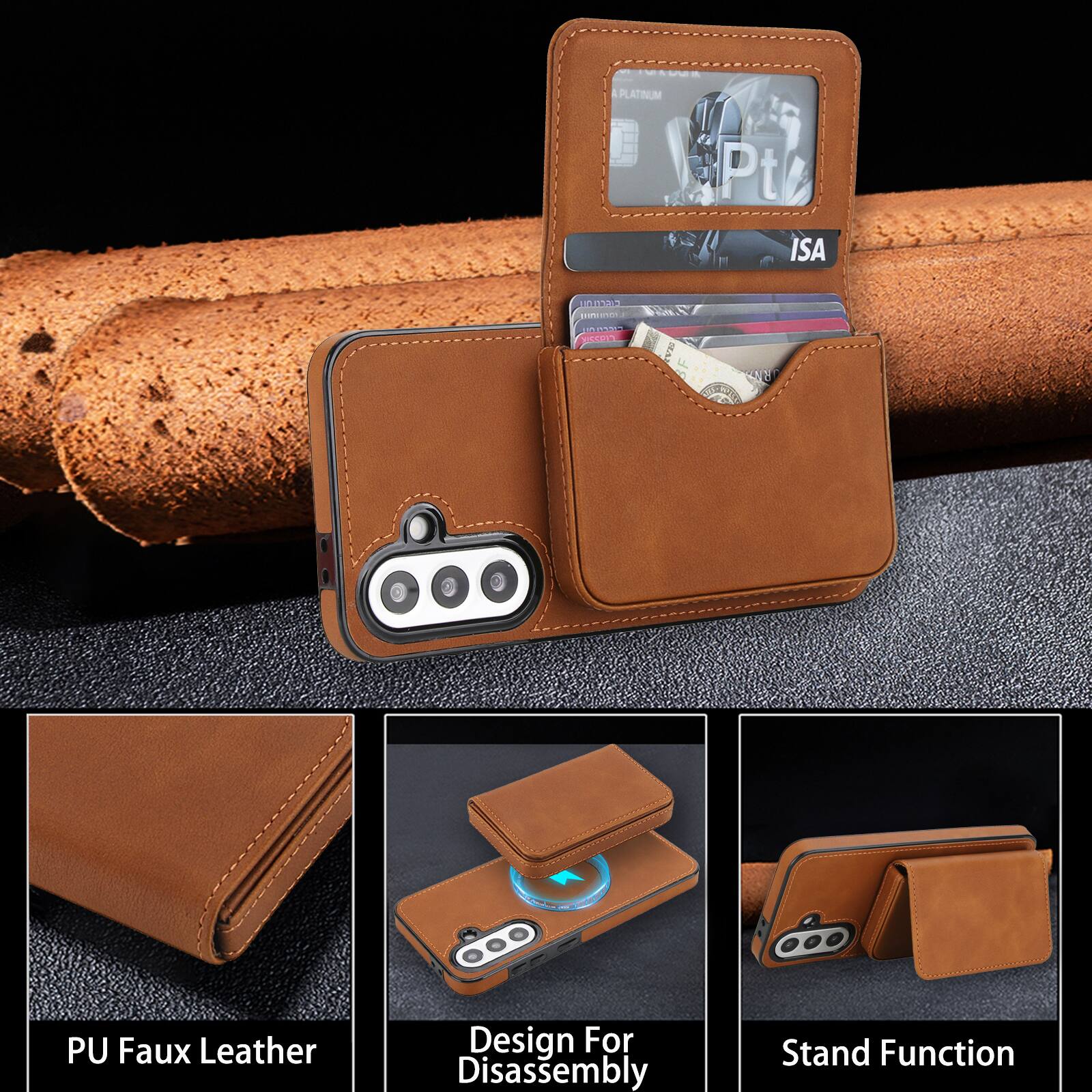 PLATINUM Pt ISA A22 Fa3 SEV PU Faux Leather Design For Disassembly Stand Function