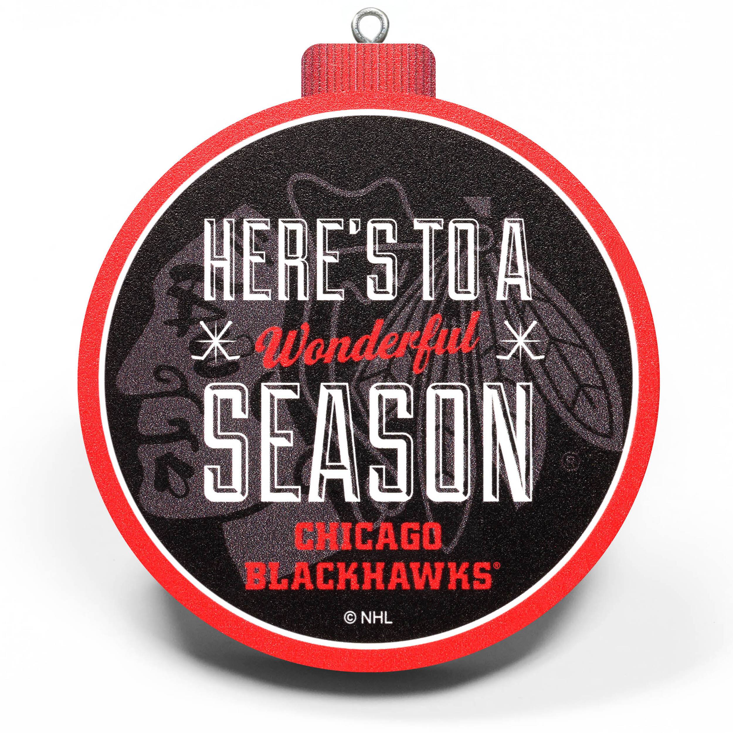 Here's to a  
Wonderful  
Season  
Chicago  
Blackhawks  
© NHL
