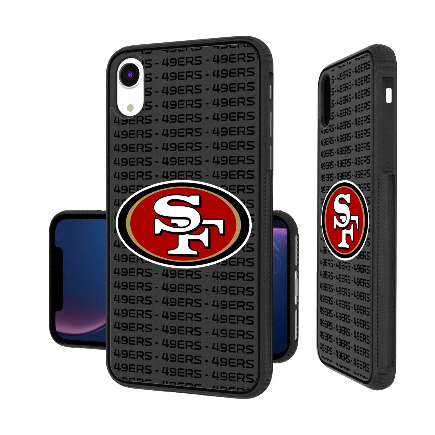 Keyscaper - NFL - San Francisco 49ers iPhone Text Backdrop Design Bump Case - 15 Pro Max - Multicolor price history on PriceWatchPro