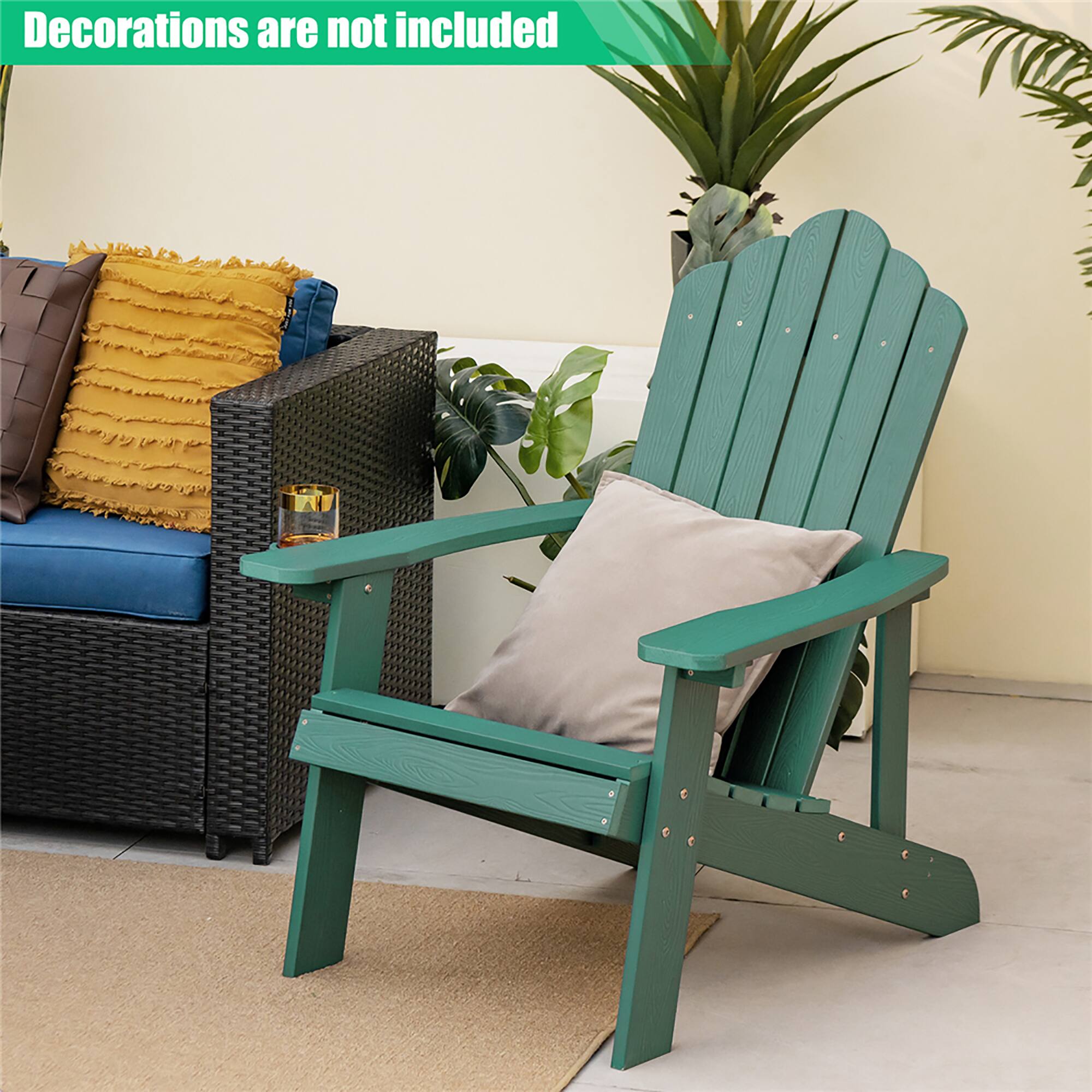 Decorations are not included