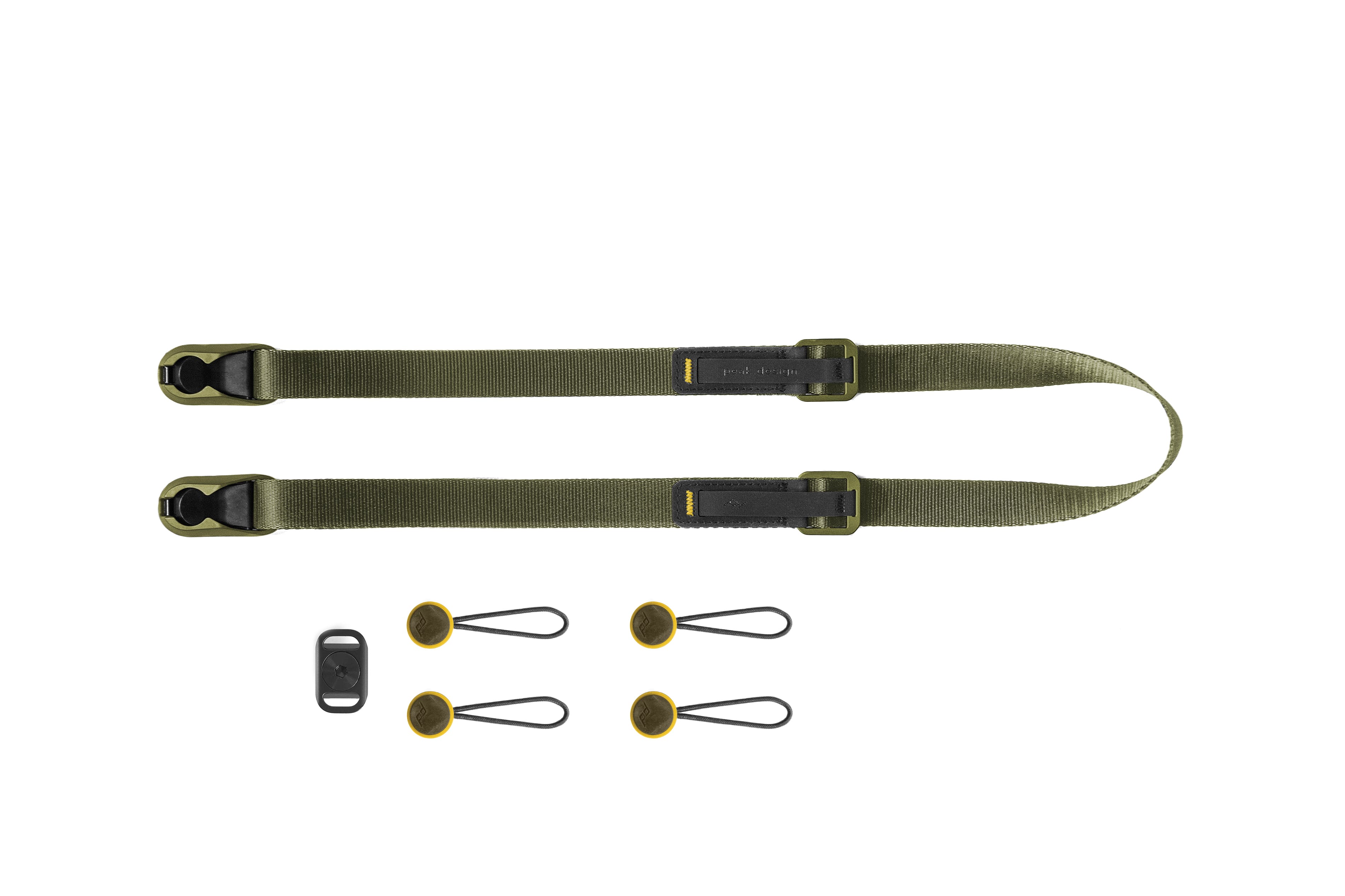 Angle. Peak Design - Leash Camera Strap - Kelp.