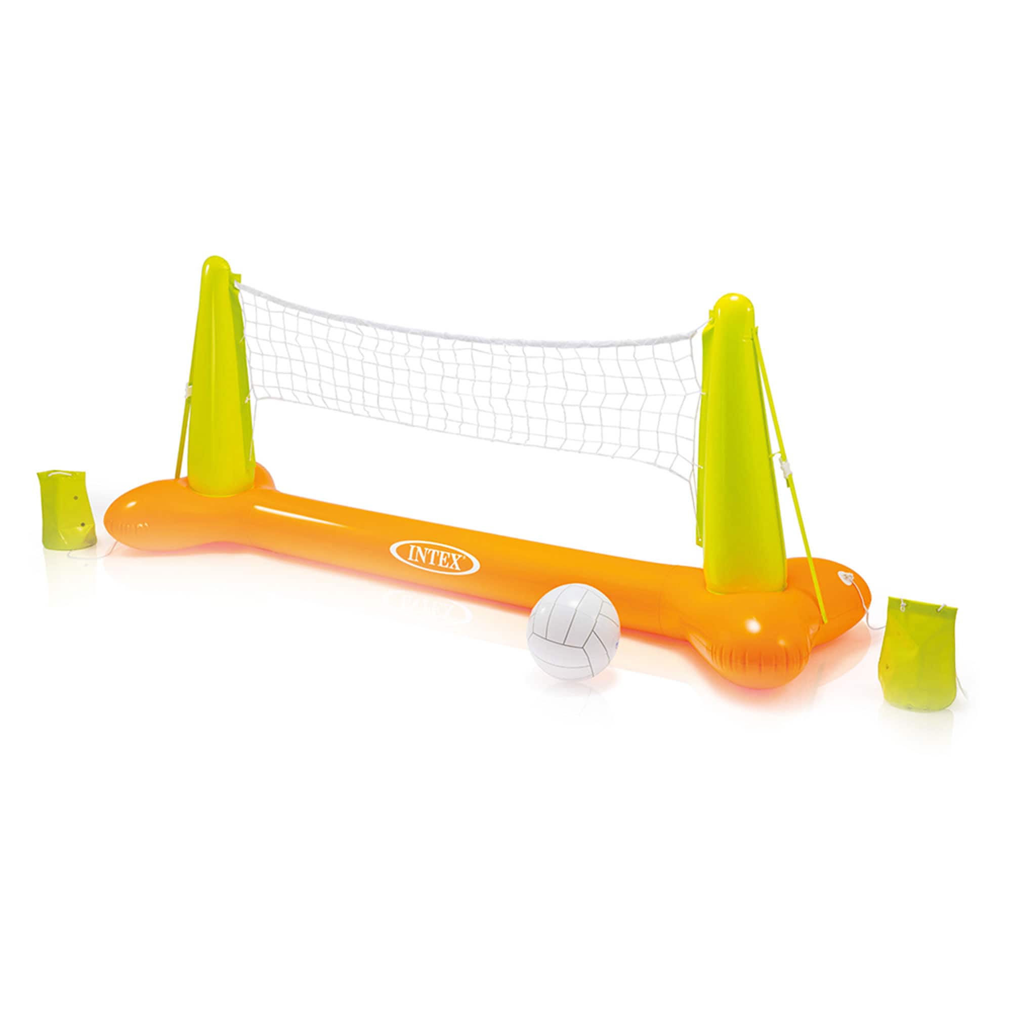 Intex - Inflatable Floating Swimming Pool Toys Volleyball Game - Green