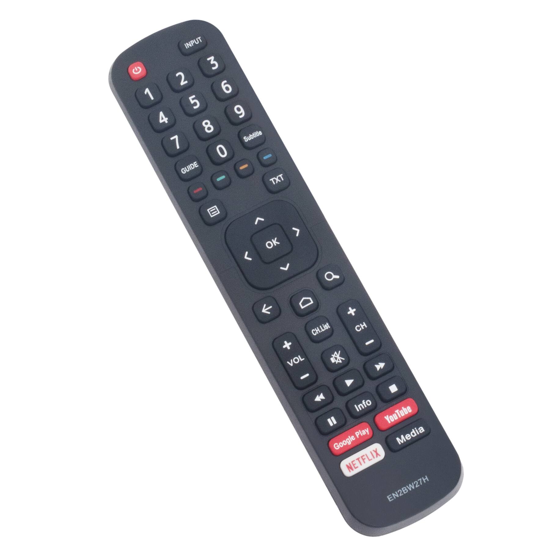 INPUT G 3 2 6 1 5 4 9 8 7 Subtitle 0 - GUIDE - TXT - OK a CH.List VOL - CH - 44 Info " YouTube Play Media Google NETFLIX EN2BW27H