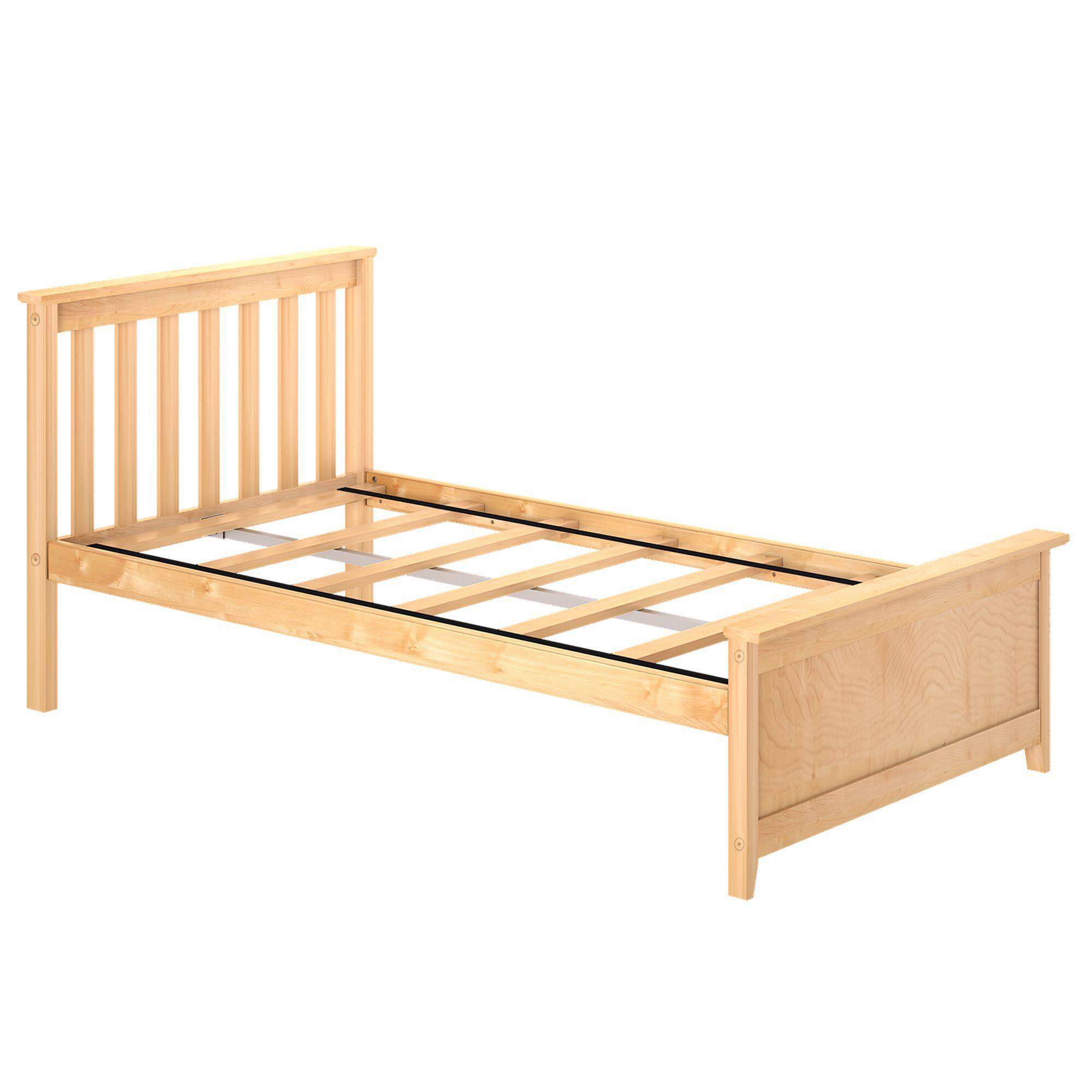 Alt View 2. Plank+Beam - Twin Bed, Natural - Natural.