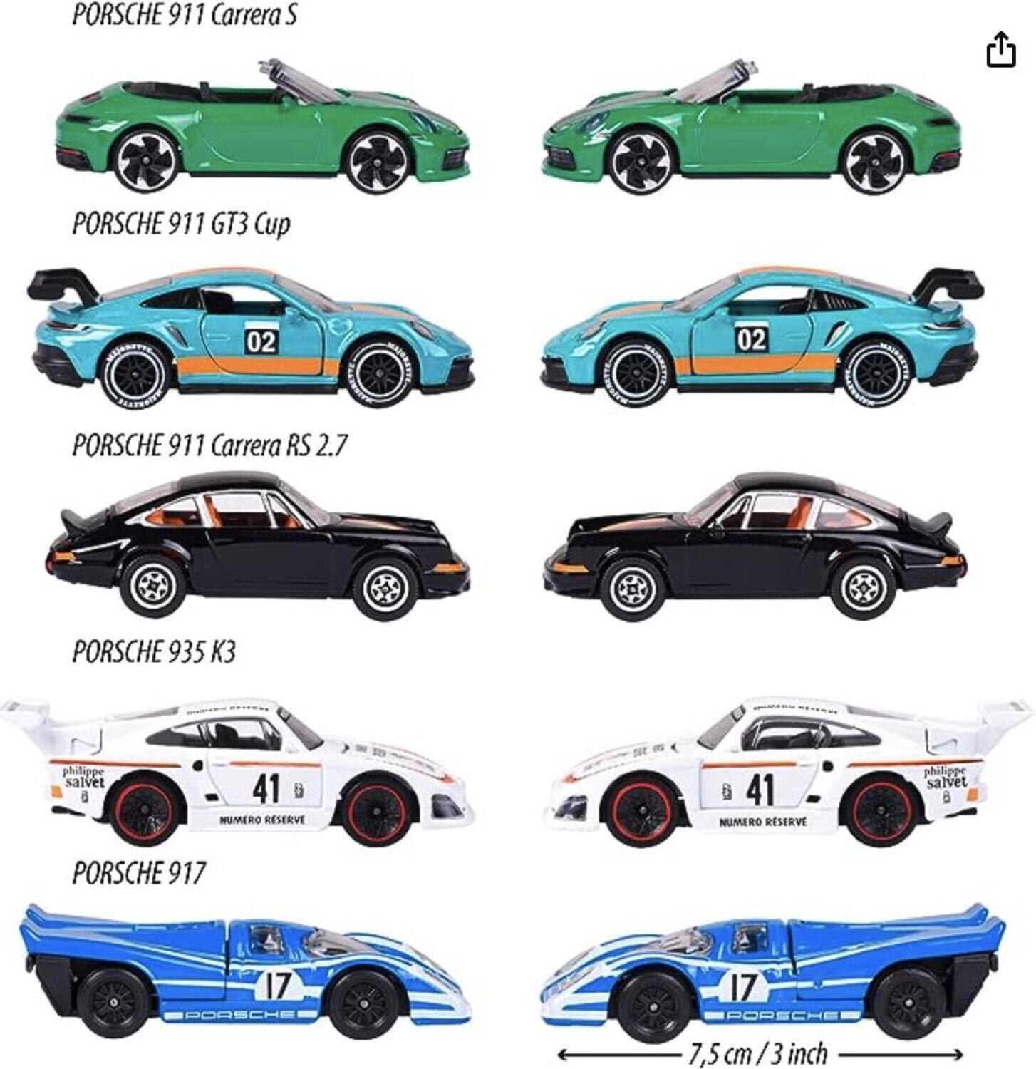 PORSCHE 911 Carrera S  
PORSCHE 911 GT3 Cup  
PORSCHE 911 Carrera RS 2.7  
PORSCHE 935 K3  
PORSCHE 917  

philippe salvet 6 41 MAMERO RESERVE 41 NUMERO RESERVE  
philippe salvet B  

7,5 cm / 3 inch