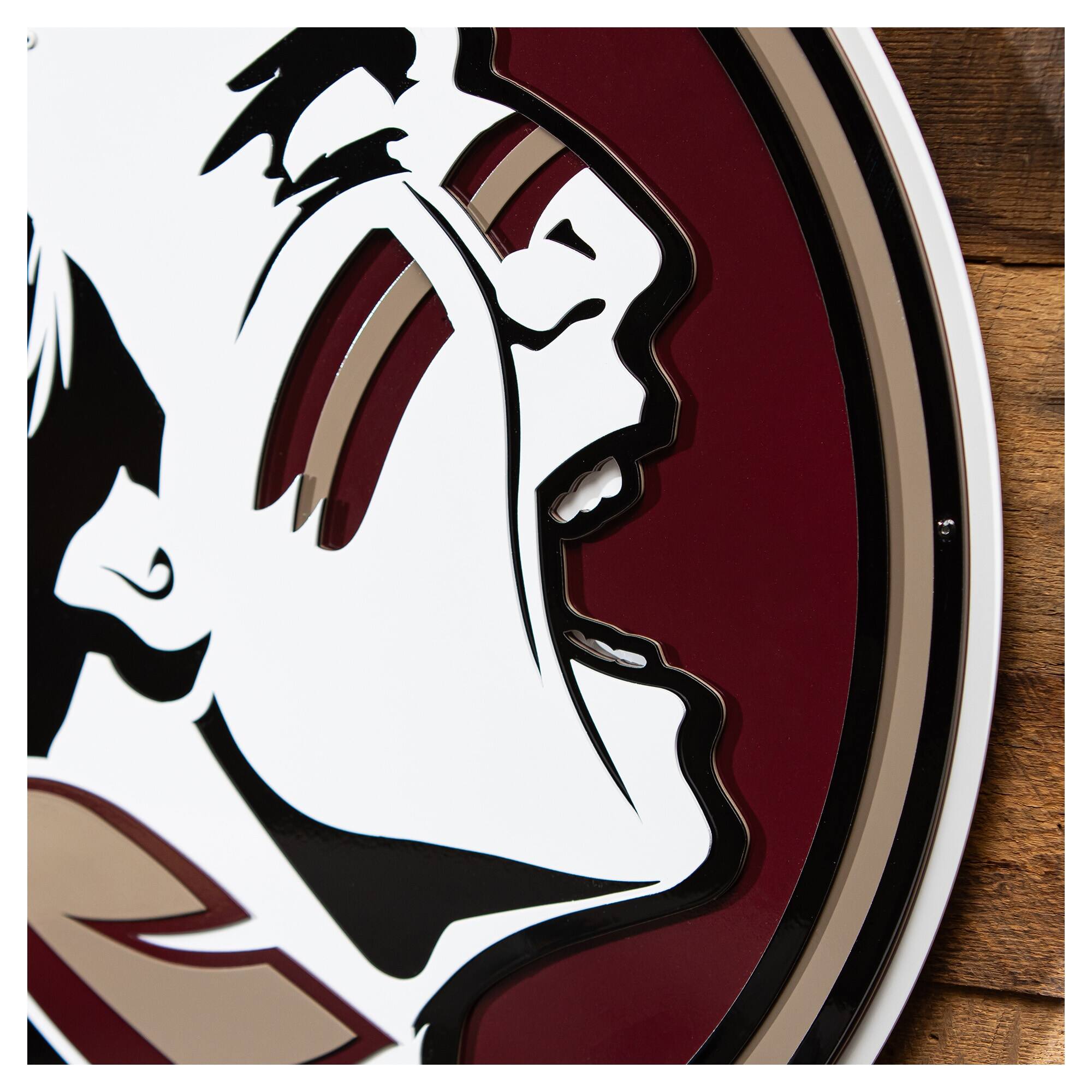Alt View 2. Evergreen Enterprises - Florida State Seminoles 23" Layered Metal Wall Art Sign - Multicolor.