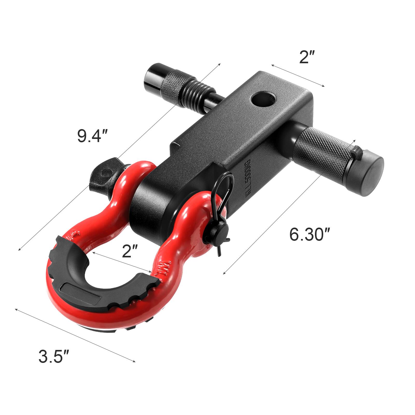 - 2"
- 9.4"
- 6.30"
- 3.5"
- 2"