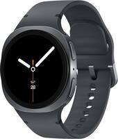 Samsung - Galaxy Watch8 Aluminum Smartwatch 40mm BT - Graphite - (2025) - Front_Zoom