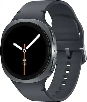 Samsung - Galaxy Watch8 Aluminum Smartwatch 40mm BT - Graphite - (2025)