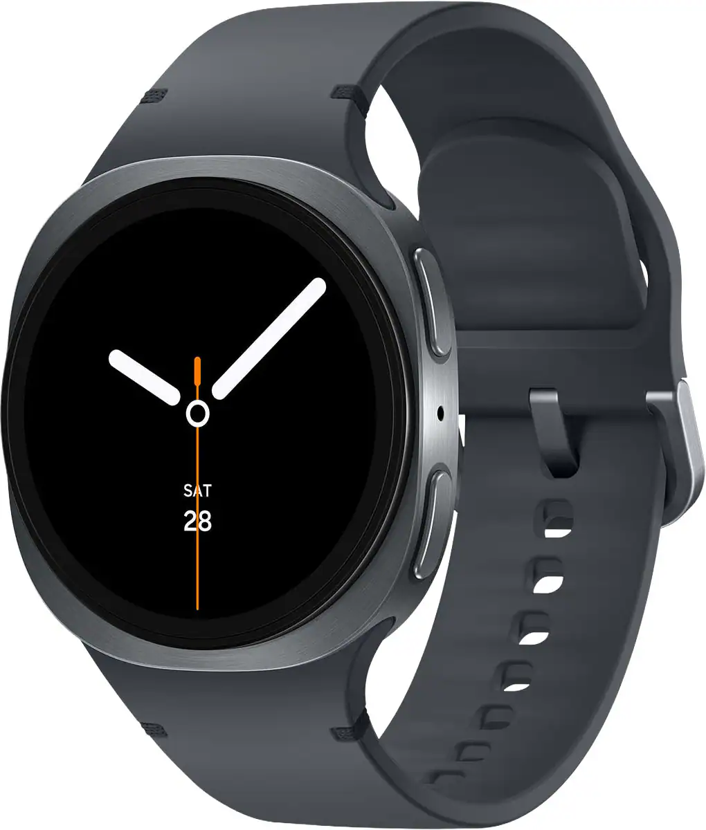 Samsung - Galaxy Watch8 Aluminum Smartwatch 40mm LTE - Graphite - (2025)