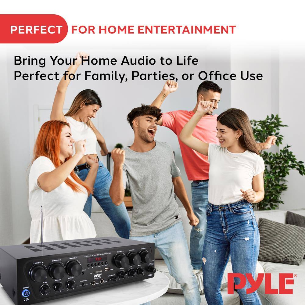 PERFECT FOR HOME ENTERTAINMENT

Bring Your Home Audio to Life  
Perfect for Family, Parties, or Office Use

PYLE