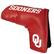 Front. Team Golf - Oklahoma Sooners Tour Blade Putter Cover - Multicolor.